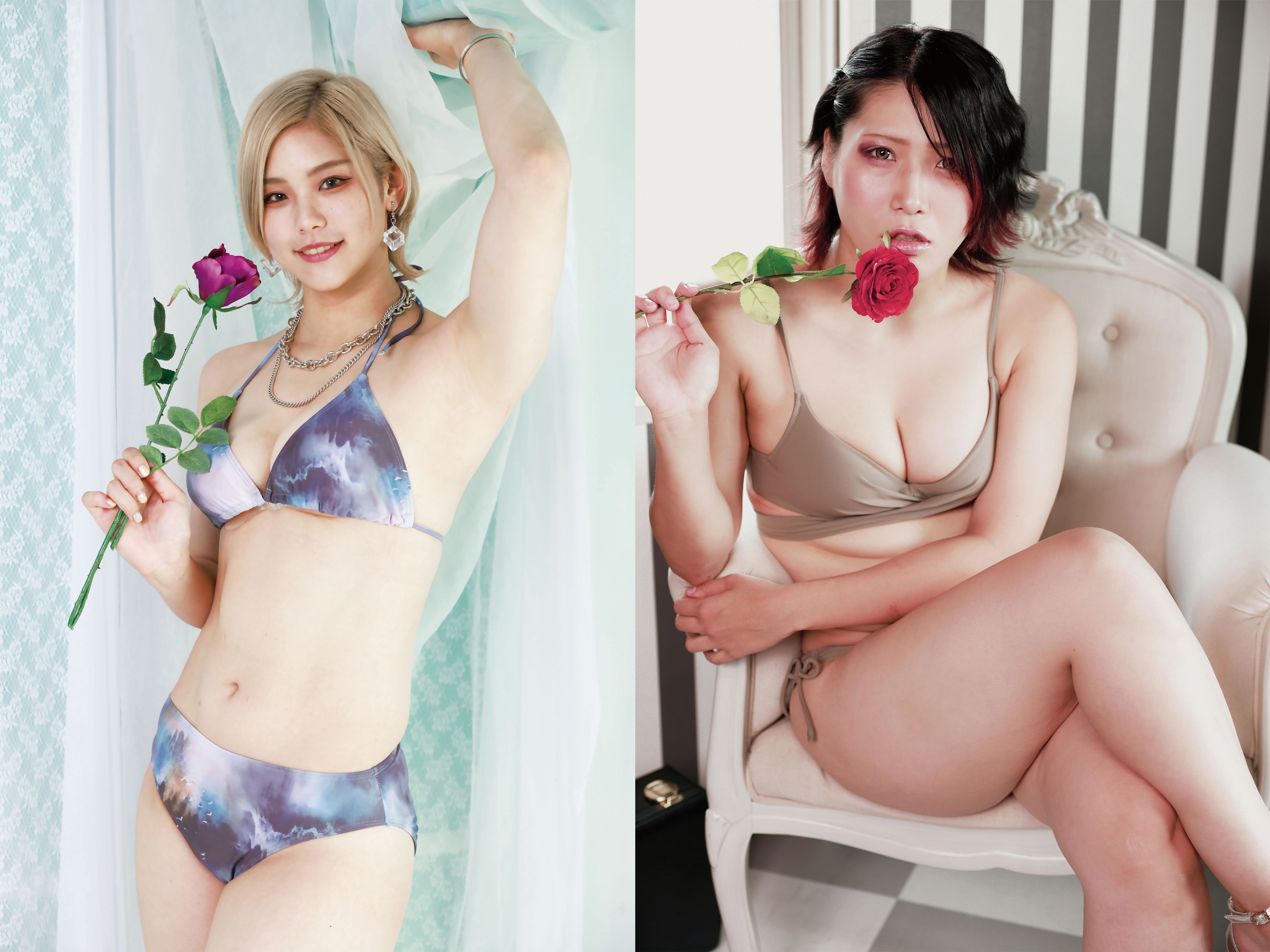 女子プロレス界に新風を起こすマリーゴールドが水着でも魅せる!