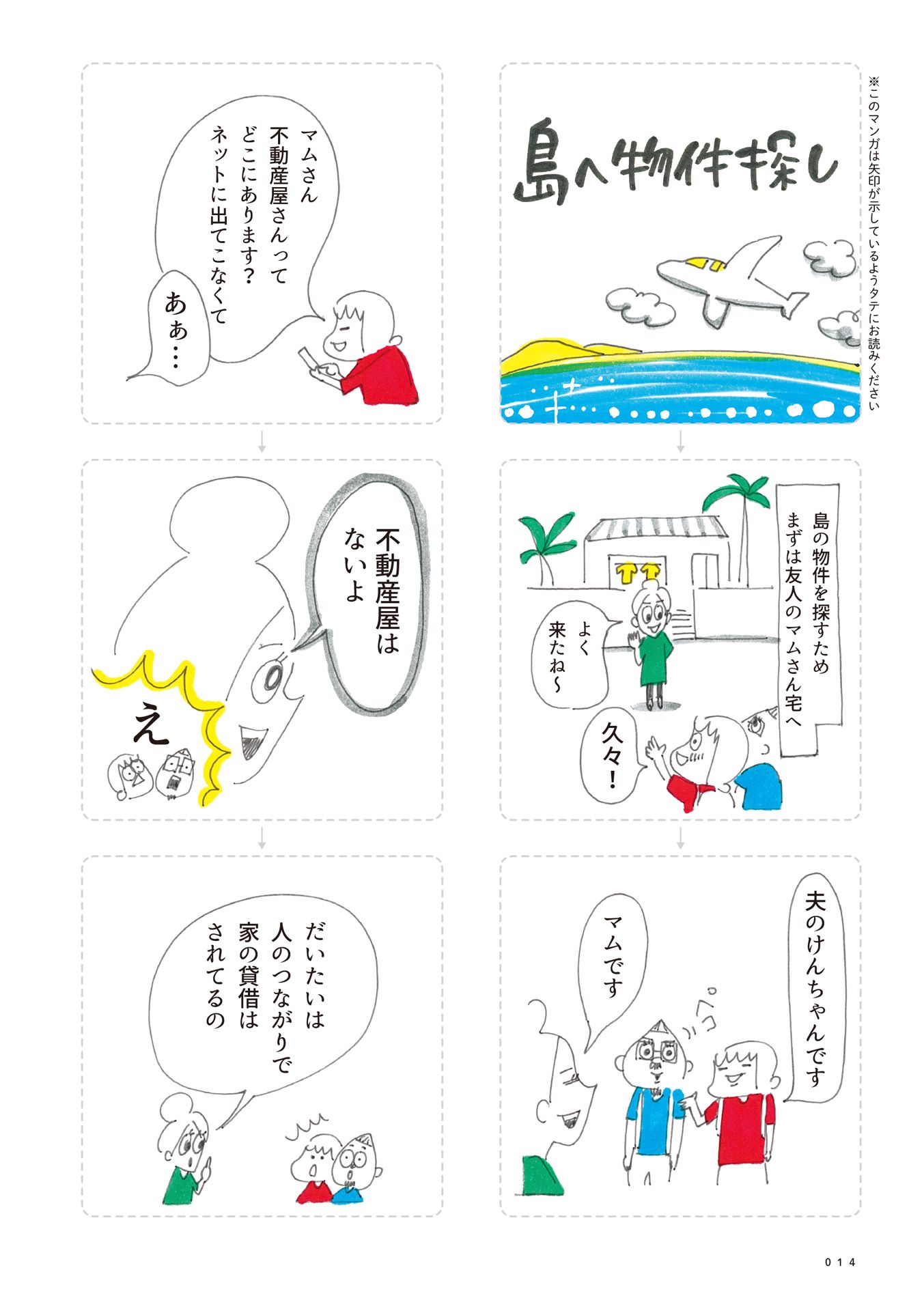 第２回：島へ物件探し 1ページ目