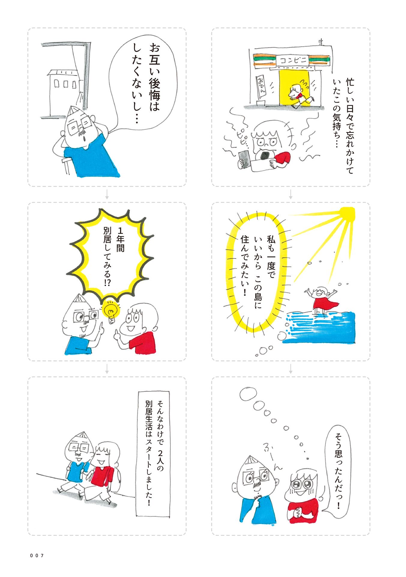 第１回：ふたりの別居生活がスタート！ 6ページ目