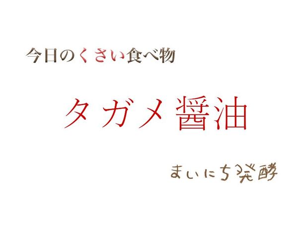 くさい食べもの大全 5月18日の発酵:タガメ醤油
