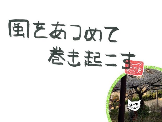 風をあつめて、巻き起こす 第5回 風のチェリーブロッサム
