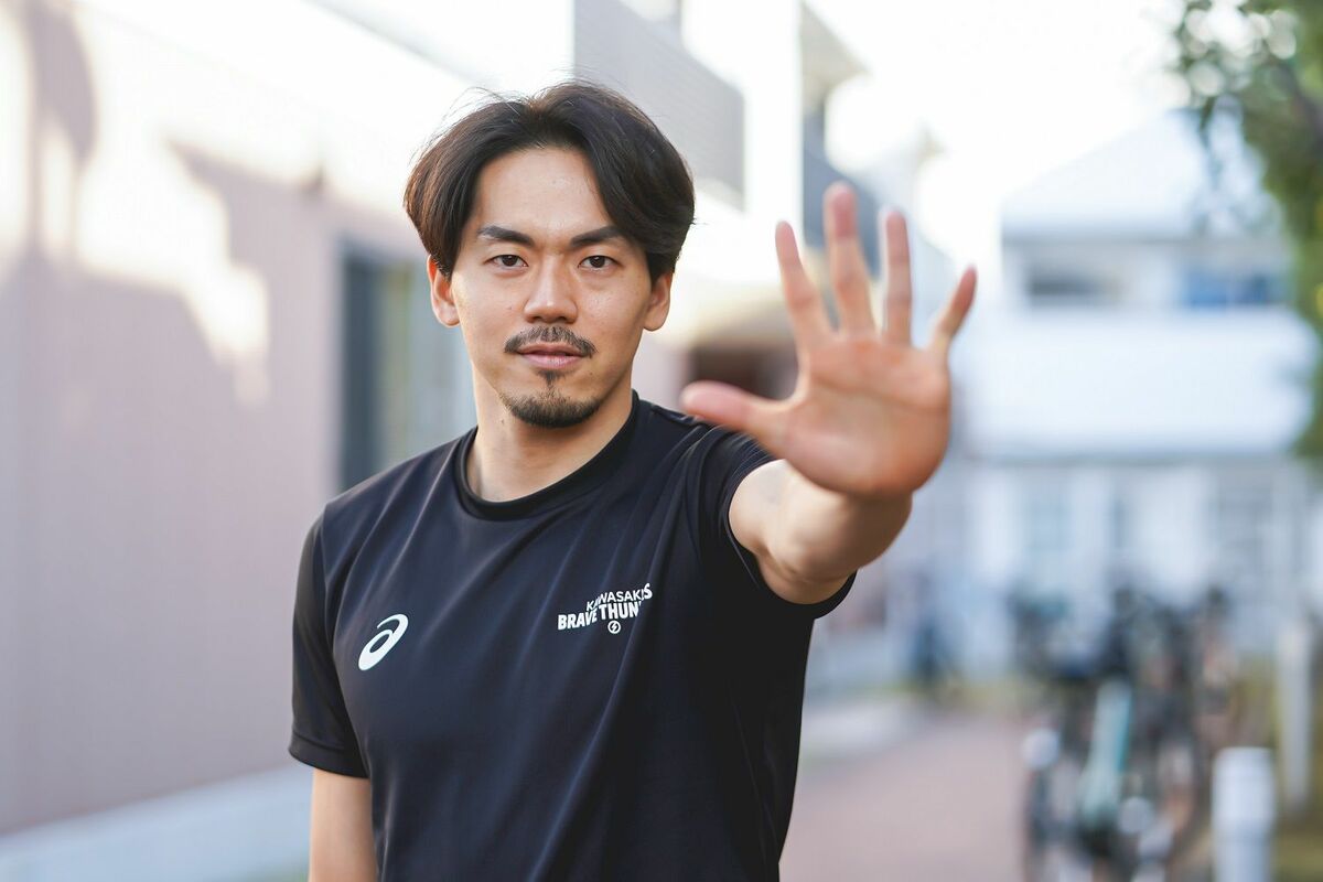 川崎ブレイブサンダースシューティングシャツ　篠山竜青 2024-25レプリカシューティング ロングTシャツ – KAWASAKI BRAVE