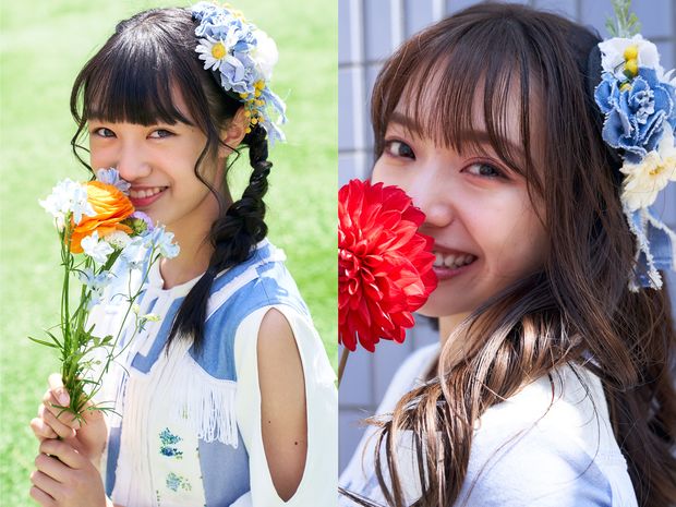 春に咲き誇る笑顔いっぱいの花たち。B.O.L.T内藤るな&青山菜花インタビュー