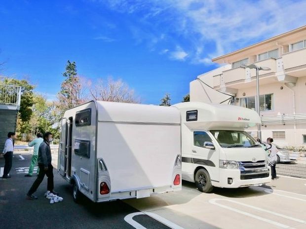 Carstayが医療施設にキャンピングカーを無償提供で支援